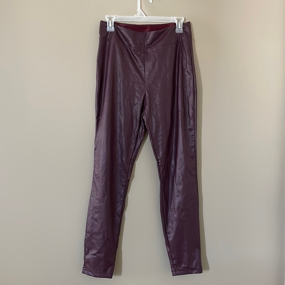 Leather Faux leggings